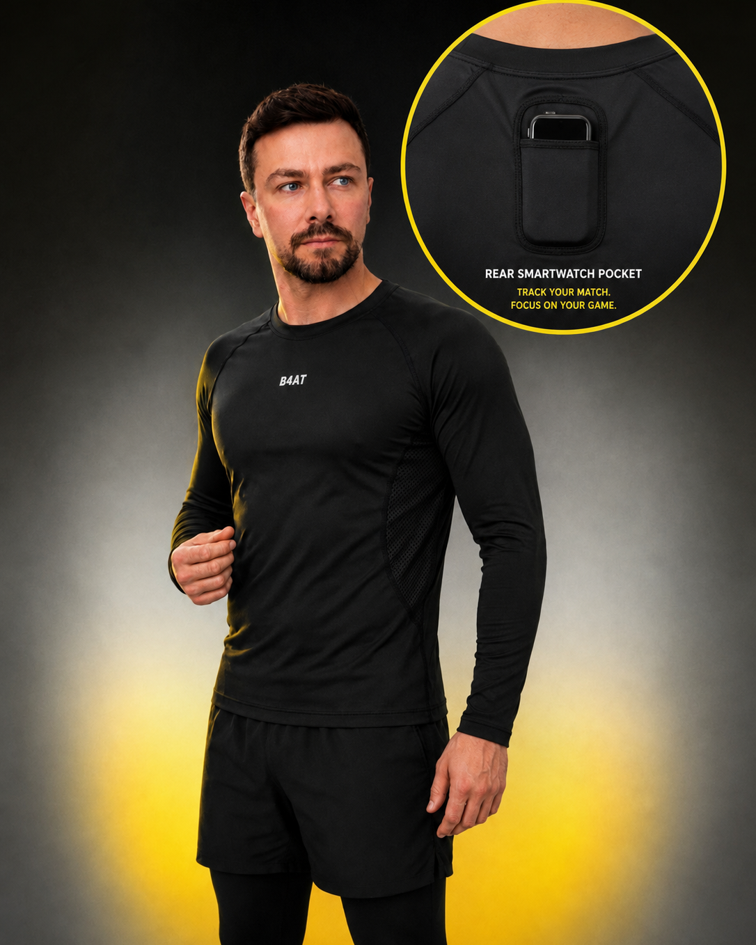 B4AT Smart Baselayer | Track Football Stats with Any Smartwatch
